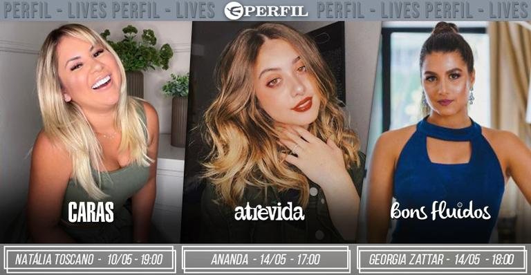 Destaques da semana - Agenda de lives da Editora Perfil - Instagram