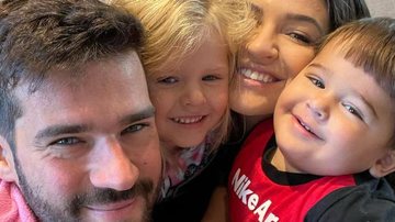 Alisson Becker anunciou a chegada de Rafael, seu terceiro filho com a esposa, Natalia - Reprodução/Instagram