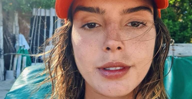 Giovanna Lancellotti registra baleia durante gravações - Reprodução/Instagram