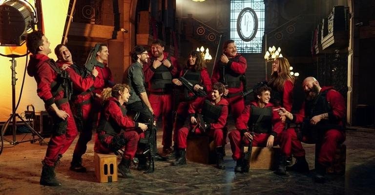 Netflix anuncia fim das gravações de La Casa de Papel - Reprodução/Netflix