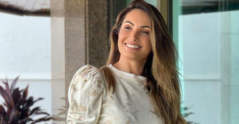 Patrícia Poeta surge deslumbrante em vestido jeans - Reprodução/Instagram