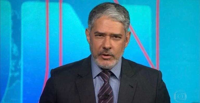 Apresentador apareceu de barba na TV - Divulgação/TV Globo