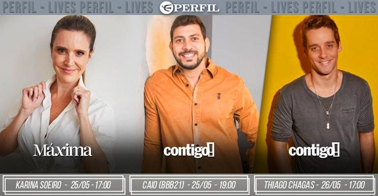 Destaques da semana - Agenda de lives da Editora Perfil - Instagram