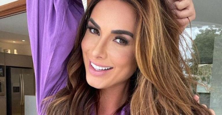 De vestidinho amarelo, Nicole Bahls aproveita dia na fazenda - Reprodução/Instagram