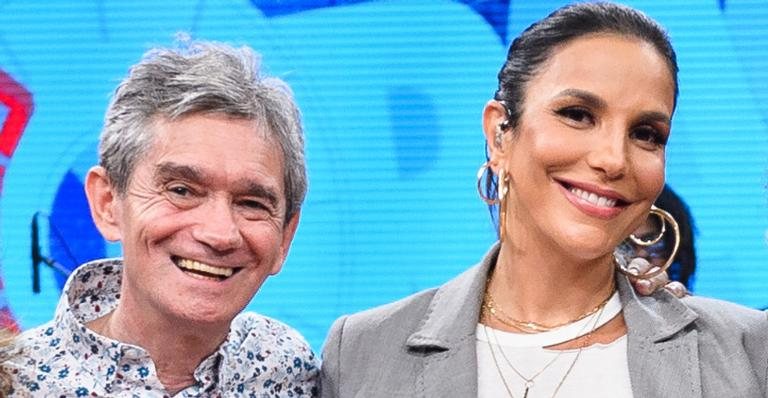 Serginho Groisman celebra aniversário de Ivete Sangalo - TV Globo/Ramón Vasconcelos