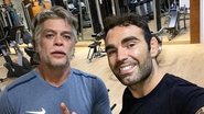 Chico Salgado posta clique de Fábio Assunção na academia - Reprodução/Instagram