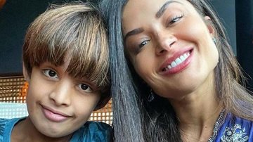 Aline Riscado faz reflexão ao publicar registro de Nathan - Reprodução/Instagram