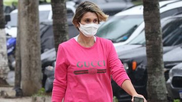 Flávia Alessandra saindo da academia - AgNews