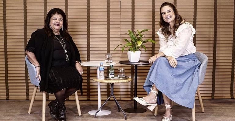 Mariana Kupfer se emociona ao entrevistar Luiza Trajano - Reprodução/Instagram