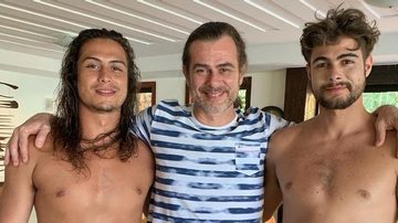 João Vitti relembra foto divertida da infância dos filhos, Francisco e João Vitti - Foto/Instagram