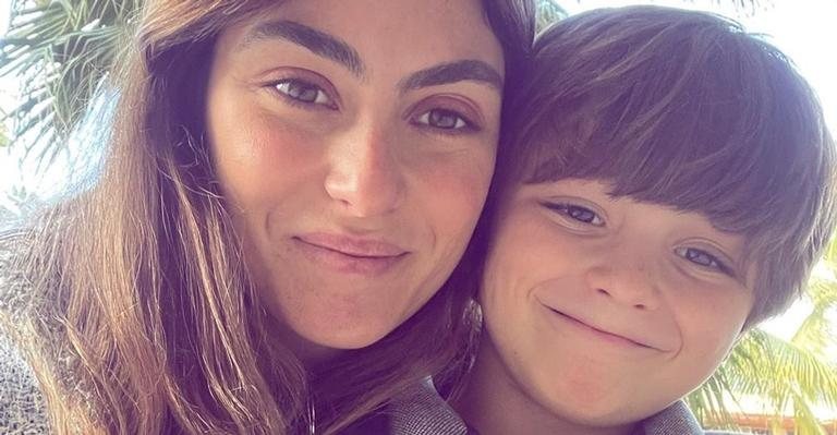 Mariana Uhlmann mostra pedido de desculpas do filho, Joaquim - Reprodução/Instagram