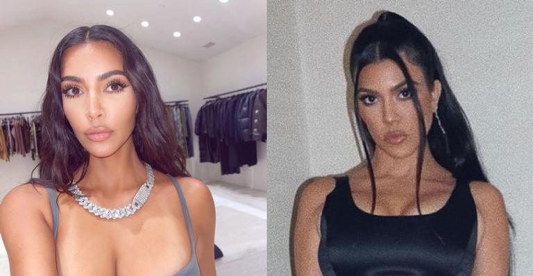 Kim Kardashian derrete corações ao resgatar um adorável clique de sua infância na companhia da irmã mais velha, Kourtney - Reprodução/Instagram