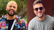 Projota recebe a visita de Arthur Picoli em sua casa - Reprodução/Instagram