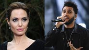 Angelina Jolie e The Weeknd levantam suspeitas ao serem flagrados jantando juntos em Los Angeles - Getty Images