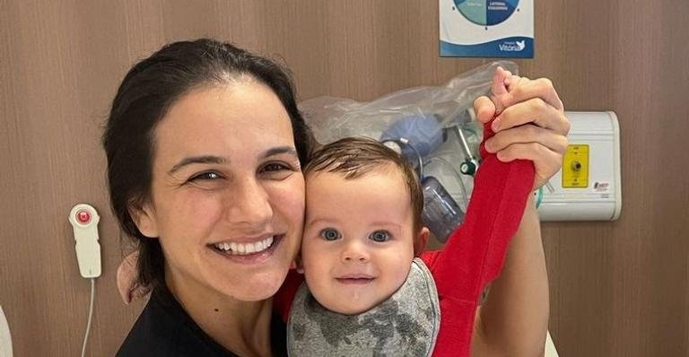 No hospital, Kyra Gracie conta que Rayan apresentou melhora - Reprodução/Instagram