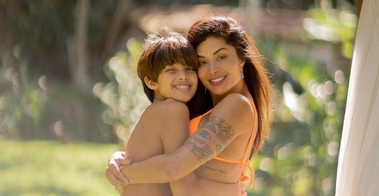 Aline Riscado se declara no aniversário do filho Nathan - Reprodução/Instagram