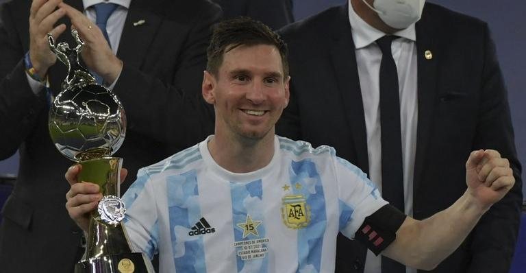 Lionel Messi é eleito o melhor jogador da Copa América - Divulgação/Conmebol