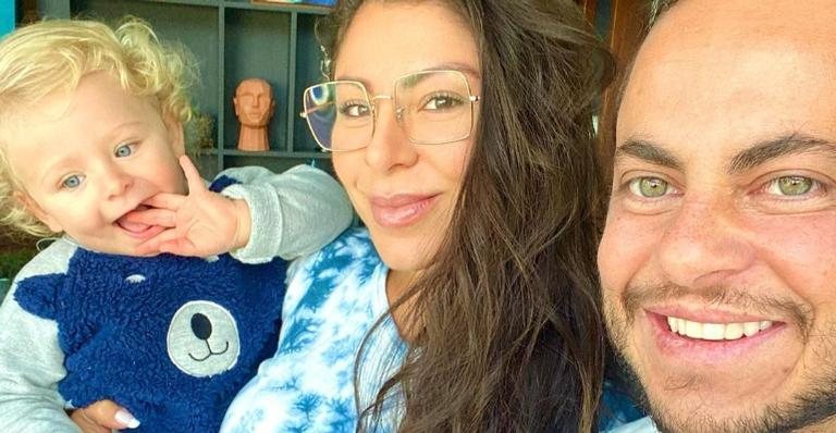 Andressa Ferreira se derrete ao registrar Thammy e Bento vivendo momento de diversão entre pai e filho - Reprodução/Instagram