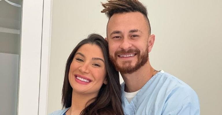 Bianca Andrade exibe foto do parto do filho ao lado de Fred - Reprodução/Instagram