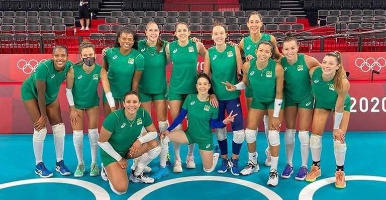 Seleção de vôlei feminino faz famoso trend e diverte a web - Reprodução/Instagram