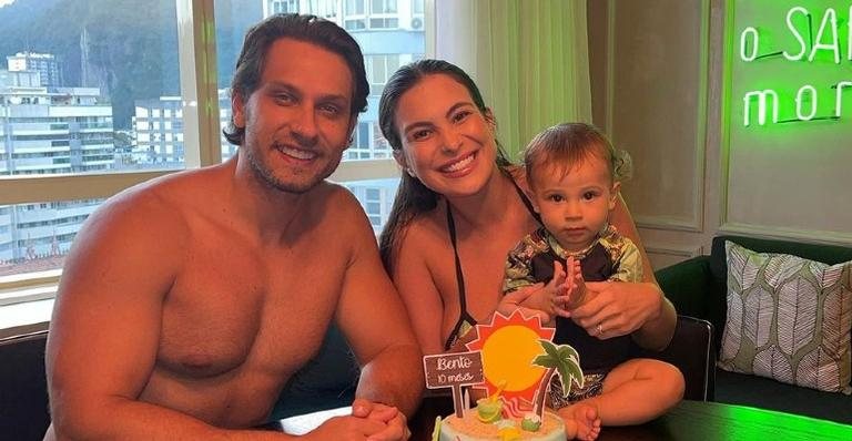 Kamilla e Eliéser se declaram no mesversário do herdeiro - Reprodução/Instagram