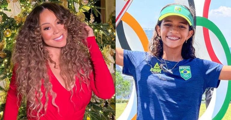 Mariah Carey celebra a vitória de Rayssa Leal - Reprodução/Instagram