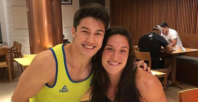 Arthur Nory comemora bronze de Mayra Aguiar na Olimpíada - Reprodução/Instagram