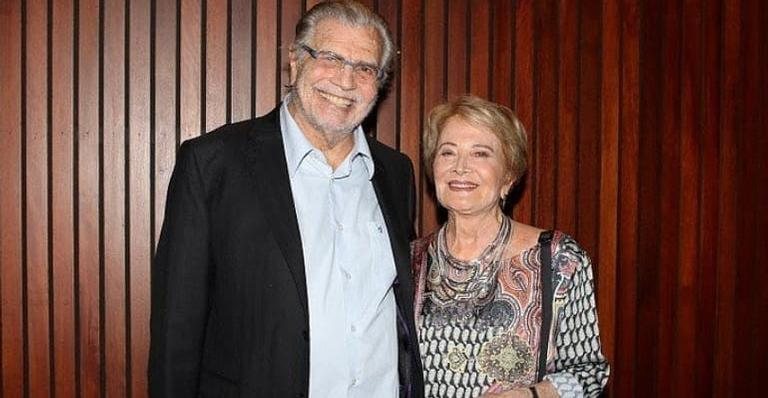 Tarcísio Meira exibe clique de Glória Menezes de cara limpa - Reprodução/Instagram