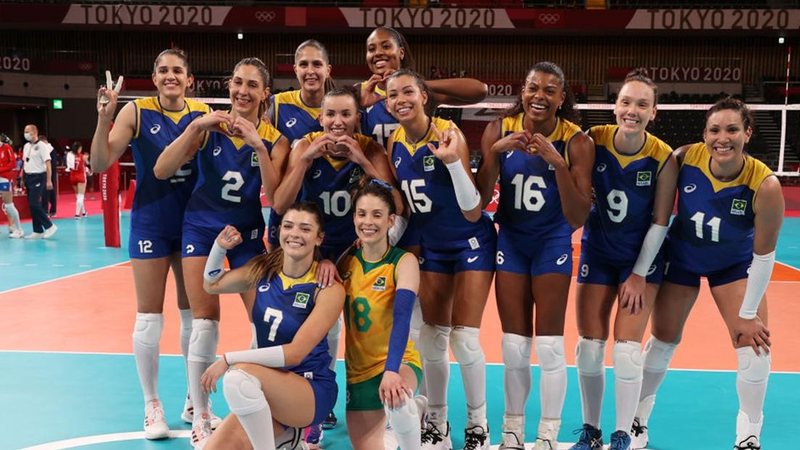 Seleção feminina de vôlei vai à semifinal na Olimpíada - Crédito: Toru Hanai/Getty Images