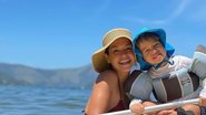 Thais Fersoza esbanja lindo sorriso ao curtir um delicioso banho de mar com o filho caçula, Teodoro - Reprodução/Instagram