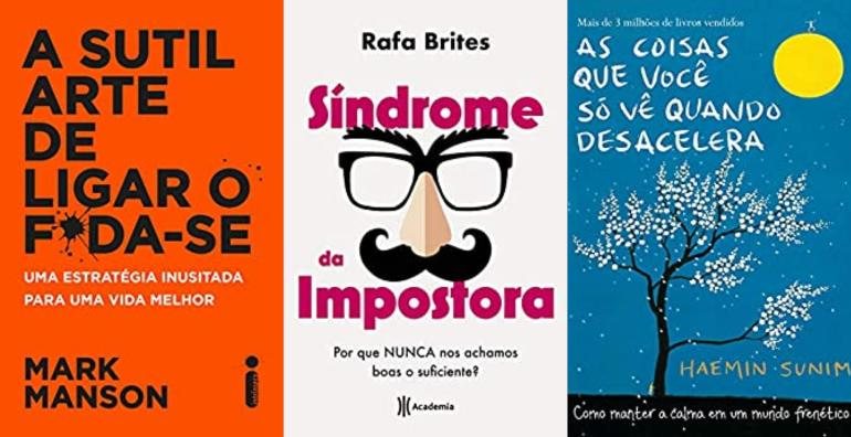 7 livros de autoajuda em oferta na Book Friday - Reprodução/Amazon