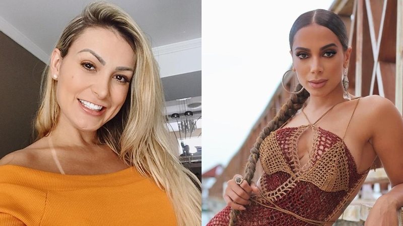 Andressa Urach ataca Anitta nas redes sociais - Reprodução/Instagram