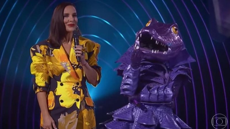 Ivete Sangalo faz piada com jacaré e vacinação e quebra web - Reprodução/TV Globo