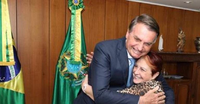 Presidente Jair Messias Bolsonaro e Deputada Estadual Edna Macedo - Divulgação