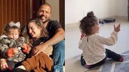 Tamy mostra a filha reconhecendo Projota na TV - Reprodução/Instagram