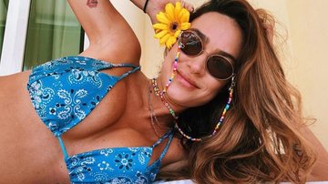 Thaila Ayala exibe a barriga de cinco meses de gravidez - Foto/Instagram