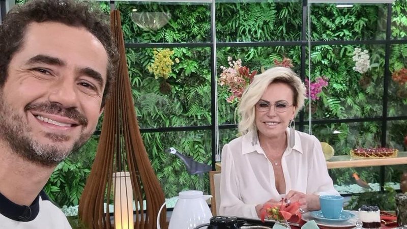 Ana Maria Braga e Felipe Andreoli posam juntos em cliques - Reprodução/Instagram