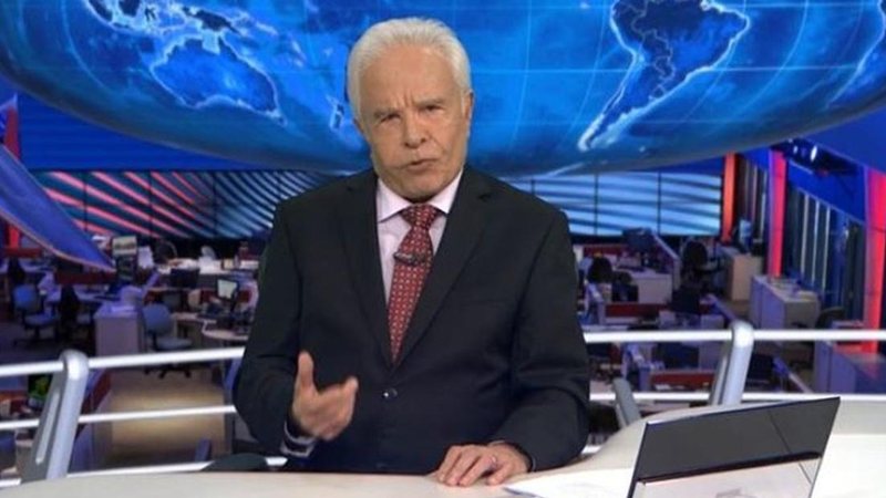 Cid Moreira comemora 52 anos do Jornal Nacional - Reprodução/TV Globo