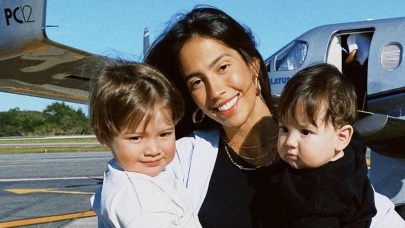 Gabi Brandt compartilha foto fofa com os filhos e encanta - Reprodução/Instagram