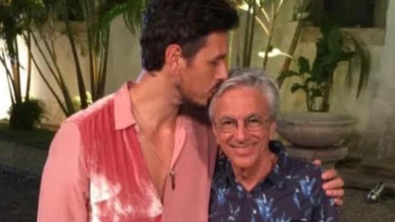 João Vicente de Castro mostra seu batismo com Caetano Veloso - Reprodução/Instagram