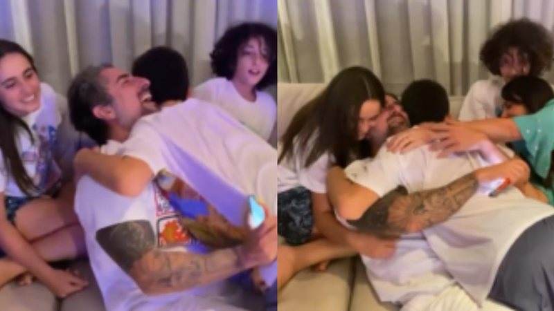 Marcos Mion ganha enxurrada de amor da família pós Caldeirão - Reprodução/Instagram