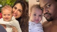 David Junior e Yasmin Garcez celebram os nove meses da filha - Reprodução/Instagram