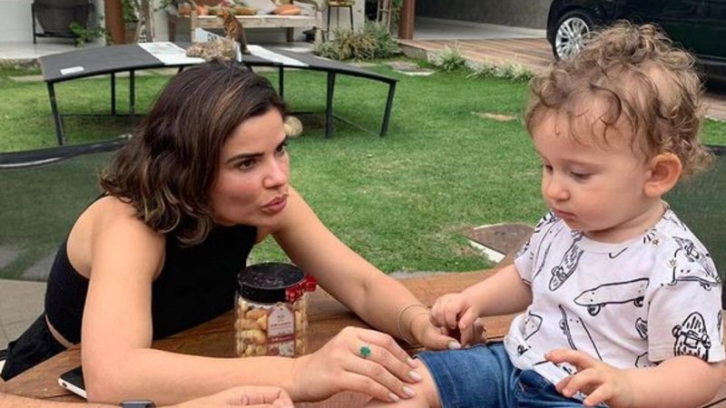 Vanessa Giácomo conhece filho de Marcos Veras e se derrete - Reprodução/Instagram