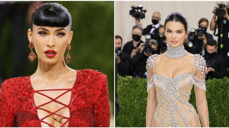 Megan Fox e Kendall Jenner no MET Gala 2021 - Getty Images