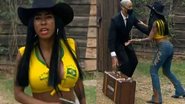 Inês Brasil invade 'A Fazenda' em brincadeira da Record - Divulgação/Record TV