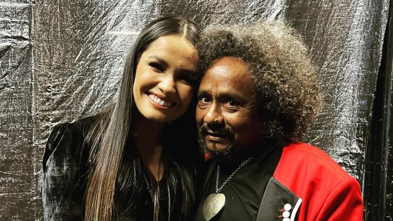 Juliette celebra encontro com o cantor Chico César - Reprodução/Instagram