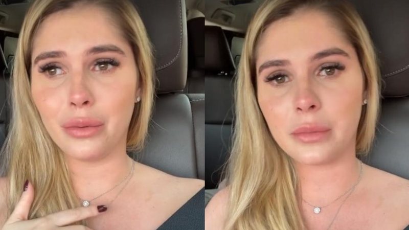 Bárbara Evans chora ao revelar que perdeu um dos bebês - Reprodução/Instagram