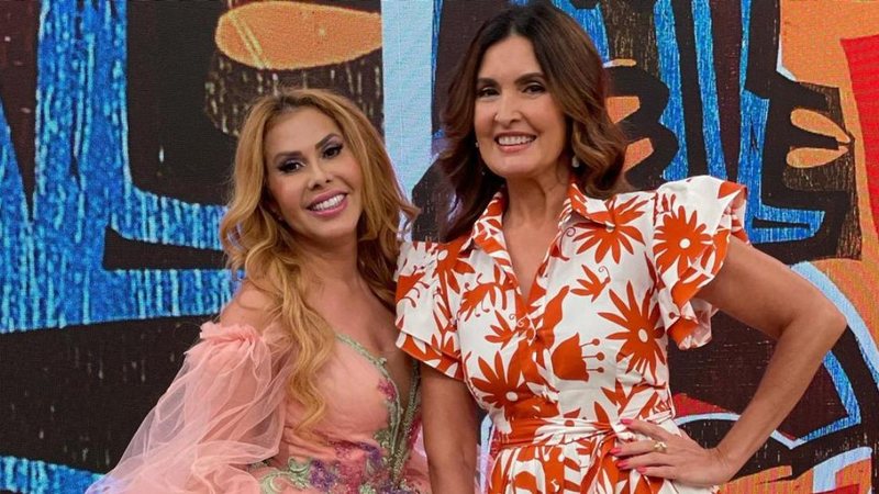 Fátima Bernardes mostra bastidores do Encontro com Joelma - Reprodução/Instagram