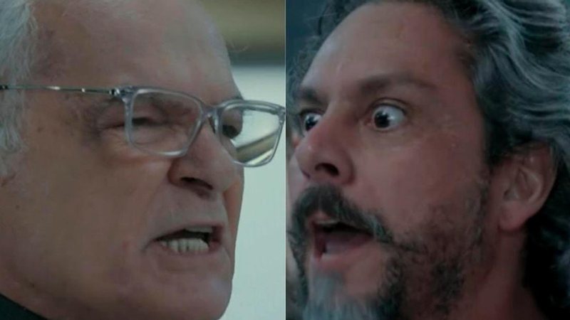 José Alfredo surta com mordomo Silviano em 'Império' - Divulgação/TV Globo