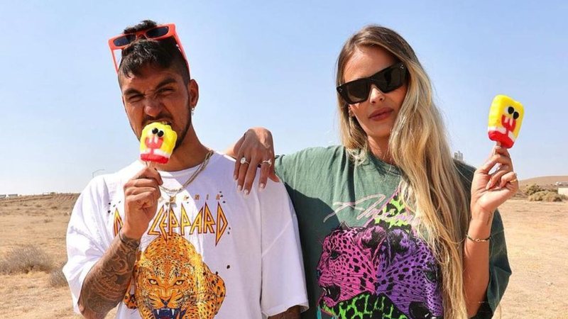 Yasmin Brunet posa sequência com Gabriel Medina no deserto - Reprodução/Instagram